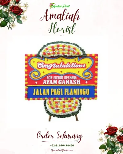 Bunga Papan Congratulation di Lapadde